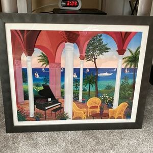 Selling fanch painting, custom frame